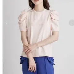 セルフォード　CELFORD ハナエモリ　パフスリーブTシャツ　38