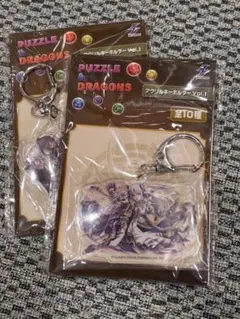 パズドラ アクリルキーチェーン ナムコ限定 白虎星の超越神・ハク　➕おまけ