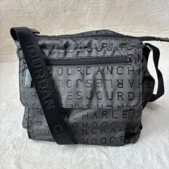 美品　CHARLES JOURDAN ロゴ総柄 ナイロン　ショルダーバッグのサムネイル