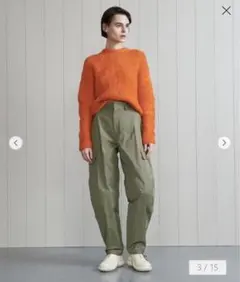 値下げ！H beauty&youth カーゴパンツ　カーキ