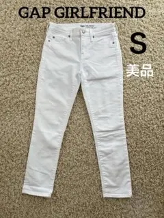 GAP GIRLFRIEND ホワイトデニムパンツ ギャップストレッチジーンズのサムネイル