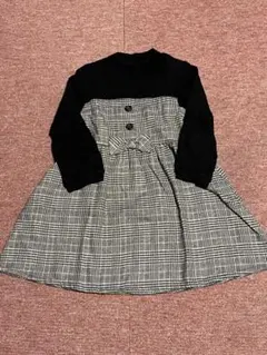 anyFAM☆チェック柄ワンピース☆110cm