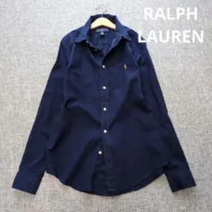 ラルフローレン　国内正規品　ポニー刺繡　メンズライク　コットンリネンシャツ