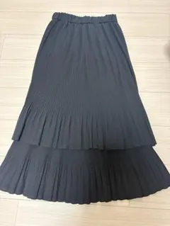 美品♪DAMA collection サテンジャージー カーゴ スカート ロング