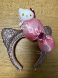 キティちゃん ぬいぐるみ付き　カチューシャ　USJ