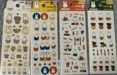 韓国ダイソー　ミッフィー　スティッカーシール4点セット