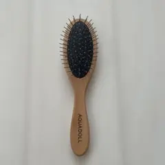 AQUADOLL ウィッグ用ブラシ 木製ハンドル