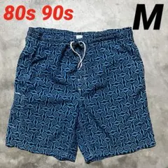 M 80s 90s 総柄 渦巻 スイム ショートパンツ sk8 スケートのサムネイル