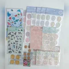 シール フレークシール ぷっくりシール 立体シール まとめ売り