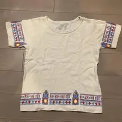 global work クリーム色Tシャツ