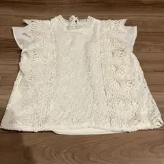 【試着のみ】Petit Fleur フレンチレーシーブラウス レース ブラウス