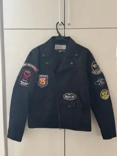 AVIREX 騎士夾克 補丁 刺繡 機車 男款