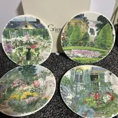 Gien DE PARIS A GIVERNY デザートプレート 4枚セットのサムネイル