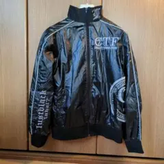 クレイジートライブ光沢ブラックシャカシャカブルゾン　サイズS