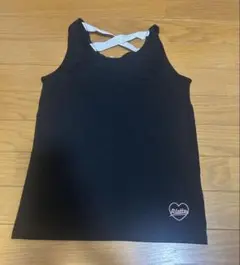 PINK-latte ブラック タンクトップ