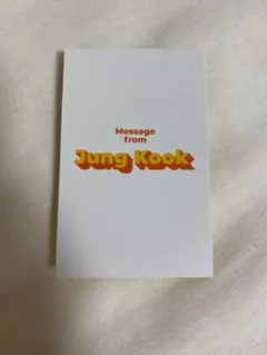 BTS Butter メッセージカード ジョングク