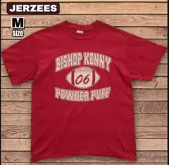 JERZEES　カレッジ　Tシャツ　Mサイズ　厚手　赤　USA