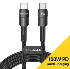 ESSAGER 100W PD充電ケーブル[1m]
