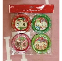ディズニーランド クリスマス コースターセット