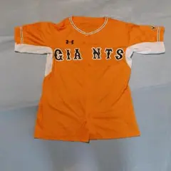 巨人GIANTS ユニフォーム L オレンジ Under Armour 球場配布