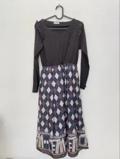 ⑦大人気　axesfemme ワンピース　チェック柄　レディース　Mサイズ