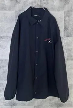 ユニクロ カウズ + ウォーホル コーチジャケット L ネイビー