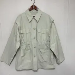 ・URBAN RESEARCH・ 2WAYミリタリージャケット オフホワイト