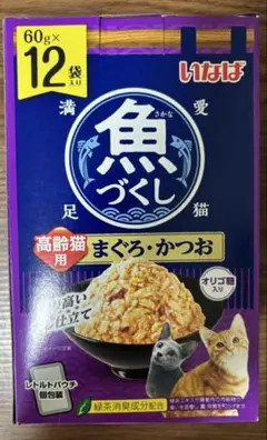 이나바 생선 참치와 가다랑어 60g x 12봉지 (1박스)
