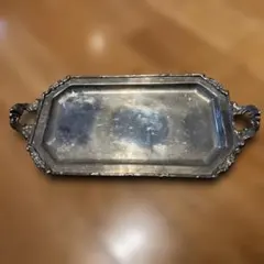 イギリスアンティーク　装飾トレイ