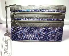 【未使用 タグ付き】LeSportsac ポーチ 紫系