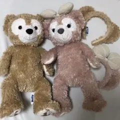 ディズニー ダフィーとシェリーメイ ぬいぐるみ＆カチューシャ