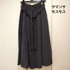 サマンサモスモス　グレー フレアスカート