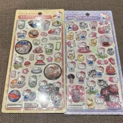 新品未使用 ハローキティ BONBON DROP シール 2種セット