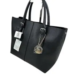 MICHEL KLEIN 2WAYトートバッグ　ブラック　チャーム付き