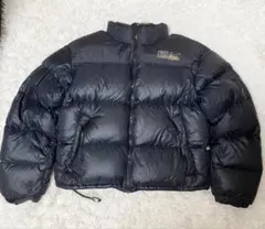 90s ファーストダウン ダウンジャケット ヌプシ 肉厚 ブラック