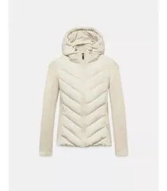 ZARA コントラストパフジャケット ホワイト