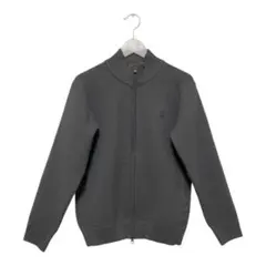 トミーアーマー　ゴルフウェア ワッフルニット　ジャケットM グレー