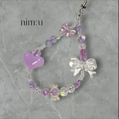 【パープル】パープル推し♡ストラップ