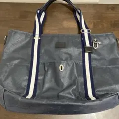 【森野帆布】メンズトートバッグ　ネイビー