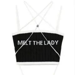 melt the lady Logo cross camisole - メルカリ