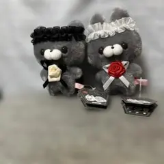 すくっとたっちさん　かわうそさん？　うさぎさん 2体セット‼️