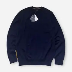 【新品未使用】BOSS/ボス　ニット セーター　現行モデル　Bohdan　L　紺