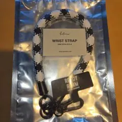 kibaco Wrist Strap　 ブラック・ホワイト
