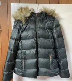 シルバー ダウンジャケット