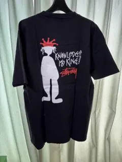 STUSSY 80s 黒タグ　クラウン　Tシャツ　サイズＬ