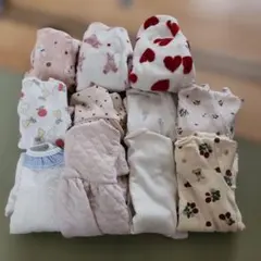 ベビー ロンパース 女の子まとめ売り11点