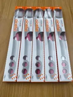 ジーシールシェロ 歯ブラシ　Ｂ-20M ピセラ（ふつう) ピンク５本入のサムネイル