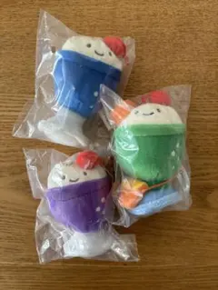 【にっこりーノ クリームソーダ　ぬいぐるみ】３点セット