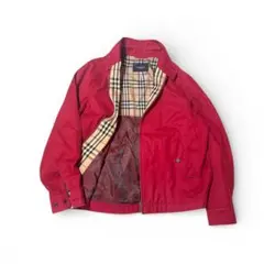 BURBERRY ハリントンジャケット ホースロゴ ノバチェック コットン