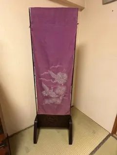 鎌倉彫り風 木彫り 牡丹彫り スタンドミラー 姿見159cmx43cm - メルカリ